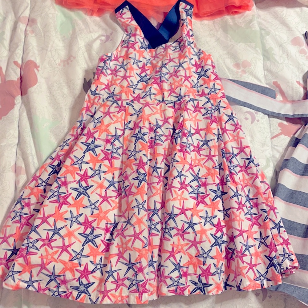 4 Little Girls Dresses 3 are size 4 and 1 size 5